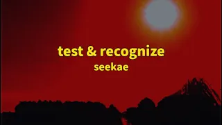 Test Recognize 1 Hour  Test Recognize 1 Hour