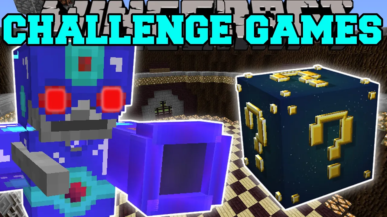 Minecraft: SKELETRON CHALLENGE GAMES - Lucky Block Mod - Modded Mini-Game