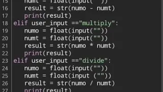 calculator programme for python learners on android