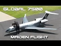 Download Lagu World's biggest RC Bombardier Global 7500 Reveal and Maiden Flight