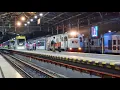 Lagu PASUKAN KERETA TENGAH MALAM PADATI STASIUN TERBESAR KOTA CIREBON!! Kereta Api di Cirebon Kejaksan