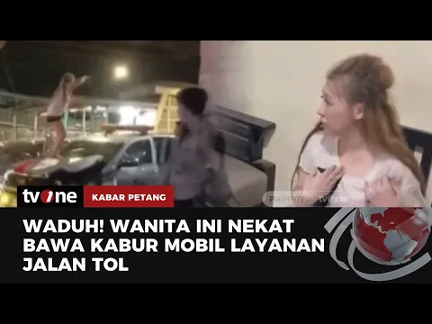 Viral Seorang Wanita Nekat Bawa Kabur Mobil Layanan Jalan Tol