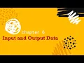 Ch6 Input and Output Data input disp fprintf sprintf Debug