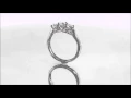 Zales Octillion Diamond 3 Stone Ring Set in Platinum With Matching Pendant