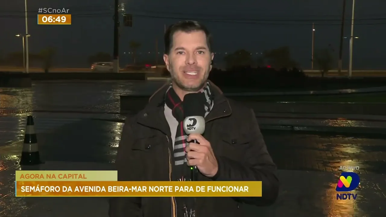 Trânsito na Grande Florianópolis amanhece complicado na manhã desta quinta-feira