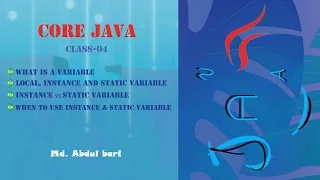 Core Java - Bangla Tutorial Local Instance and Static variable