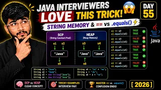Java Interviewers LOVE This Trick String Memory vs equals 2026