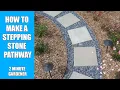 How to Make a Stepping Stone Pathway