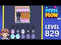 Pixel Flow Level 829 Solution Walkthrough