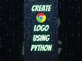 Google Chrome Logo using Python Turtle