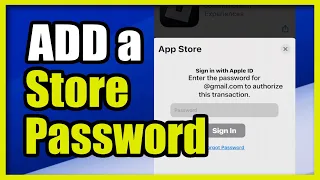 How to Add a Password Lock to your App Store Purchases on iPhone Easy Method