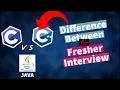Difference Between C C and Java in 10 Different Points Fresher Interview Most Asked Question