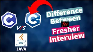 Difference Between C C and Java in 10 Different Points Fresher Interview Most Asked Question