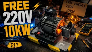 I Built a 220V 10kW INFINITE ENERGY Generator from Microwave Parts… DOES IT WORK?