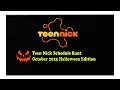 Teen Nick Schedule Rant Review for October 31 2025 Halloween Edition