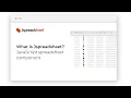 What is Jspreadsheet JavaScript spreadsheet component