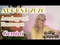 Gemini August 2026 Astrology Horoscope