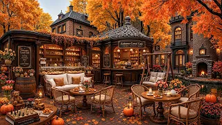 Warm Autumn Jazz at Cozy Fall Tower Coffee Shop Music Smooth Calm Jazz Piano Melodies for Unwind