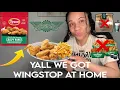 I TRIED THESE WINGSTOP DUPE WINGS FROM WALMART THEY BLEW MY MIND GARLIC PARM AIRFRYER WINGS