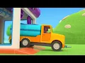 All vehicles are so dirty! Leo the truck builds a car wash and makes all cars and trucks clean.