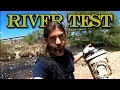 River Testing the Gold Rush Nugget Bucket