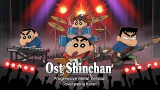 ost shinchan progressive metal ai cover by gng music cover