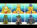 Lagu New ALL Spongebob Houses Poor House vs Rich House  | Spongebob animation