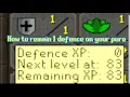 How to Never get Defence XP on your Pure OSRS 2022