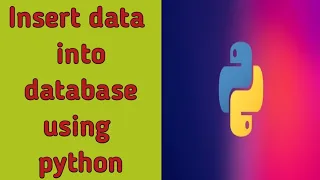 Insert record into table using python program Python MySql Database