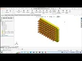 Linear component pattern in solidworks assembly