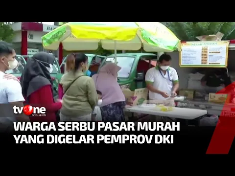 Pemprov DKI Gelar Pasar Murah di Cililitan, Minyak Goreng Jadi Incaran Warga
