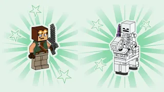 LEGO 662509 Instructions | Minecraft | Hero with Skeleton Horseman | Magazine Gift