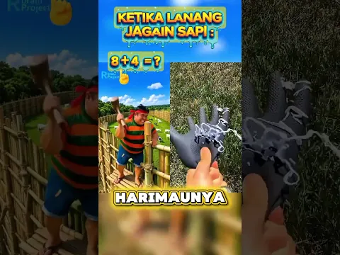 KETIKA LANANG DISURUH JAGAIN SAPI 🐄 #satisfying #lucu #asmr