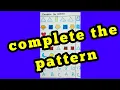 Pattern for class1 pattern for kids pattern for ukg pattern for class2
