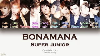 super junior bonamana color coded lyrics han rom eng 