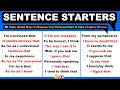 SENTENCE STARTERS - 40 Super Useful Ways To Express Your Personal Point of View English Phrases