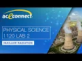 Physical Science 1120 Lab 2 Nuclear Radiation