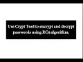 Use CryptTool for encryption and decryption using RC4 algorithm