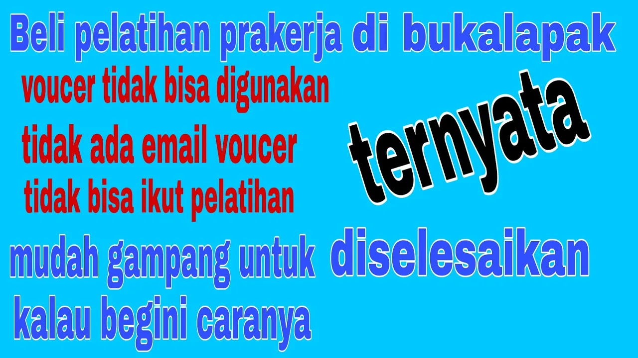 Cara Melihat Kode Voucher Prakerja di Bukalapak | Dapat Pulsa 20 Ribu