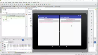 HandlerThread example and Thread Handler