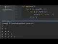 Star pattern problem 1 right angle triangle pattern using python