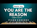 Lagu YOU ARE THE REASON - Calum Scott   |  FEMALE KEY HQ PIANO KARAOKE VERSION