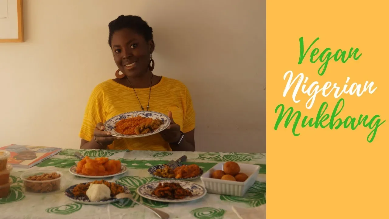 Vegan Nigerian Mukbang   Nigerian Tag   ft. I Go Chop