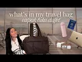 what s in my travel bag and travel essentials calpak luka duffel