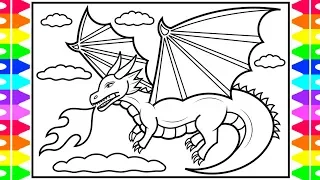 How to Draw a Dragon for Kids Dragon Coloring Pages for Kids