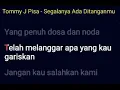 Lagu Tommy J Pisa - Segalanya Ada Di Tanganmu - Karaoke