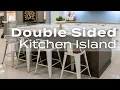Kitchen Showroom Spotlight Wolf Classic Brownstone Island with Double-Sided Storage