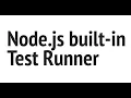 Node js built-in Test Runner JSer - Front-End Interview questions