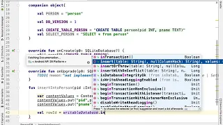 10 Android SQLite Database in Kotlin