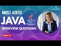 Java Interview Questions - PART 10 Online Java Bootcamp SynergisticIT